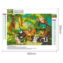 5D DIY Full Drill Diamond Painting Cartoon Animals Cross Stitch Embroidery