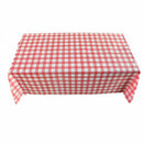 Red Gingham Plastic Disposable Wipe Check Tablecloth Party Outdoor Picnic lj