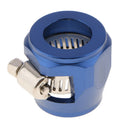 HEX-10 AN10 10AN -10 Fuel Hose Clamp Oil Line Fastener Hex Finisher Blue