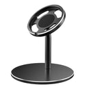 Wireless Charger Holder Magnetic Rotating Stand for iphone12 Black