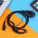 2Pin Big PTT Earpiece Earphone for Kenwood Baofeng HYT Walkie Talkie Radio