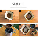 Pour Over Coffee Dripper - Mini Foldable Portable Design, Premium Grade