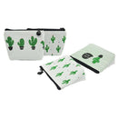 Pack Of 4 Canvas Coin Purse Change Cash Bag Zipper Small Purse Wallets, CactC7Y6