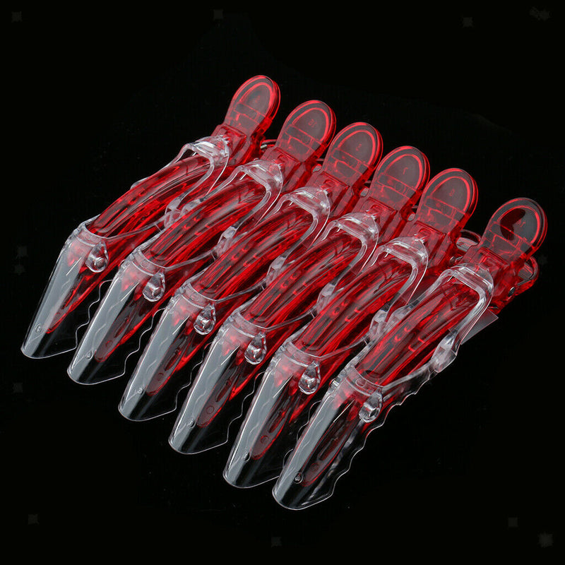 11Pcs Plastic Non Slip Hair Clips Professional Hairdressing Styling Sectioning