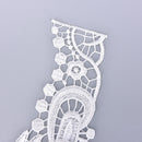 Embroidered Floral Lace Neckline Neck Collar Trim Clothes Sewing Patch L507 M&O