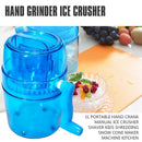 1L Portable Hand Crank Manual Ice Crusher Shaver Kids Shredding Snow Cone M G9K1