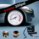 Portable Air Compressor Car Air Pump Electric Tire Inflator With Pressure Gauge