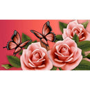5D DIY Full Drill Diamond Painting Cross Stitch Embroidery Kit (Flower01)