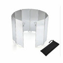 10 plate Outdoor Camping Cook Picnic Stove BBQ Burner Windshield Screen N EYY