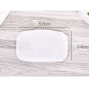 60Pcs Disposable Soap Paper Clean Scented Slice Foaming Box Mini Paper SEAU