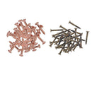 80Pack Guitar  Pickup Ring Mounting Screws Guitar Parts Bronze