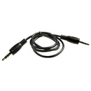 10pcs 3.5mm Jack to Jack Aux Cable Male to Male Stereo Audio Cable For iPod