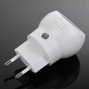 Practical LED Night Light EU Plug Rotating 360Â° Auto Sensor Control Lamp NEW M&O