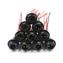 10x T10 5050 Car Socket Connector Extension LED Light Lamp Base Holder Tide