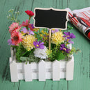 20pcs Retangle Mini Chalkboard Blackboard with Stand Wedding Place Card