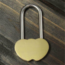 2PCS Engraved Brass Love Padlock Lock Personalised wedding anniversary Gift ZMB