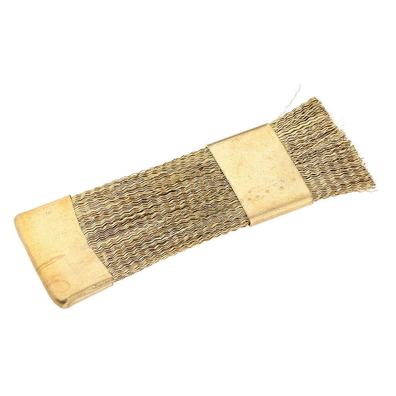 Cleaning Brush For Nail Drill Bits Golden Copper Wire Cleaner Nail Brush