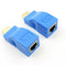 HDMI TX/RX Adapter CAT6 CAT5e Blue HD 1080P Transmitter HDMI Extender Signal