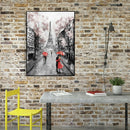Painting By Numbers Kit DIY Walking Lovers Canvas Oil Art Picture Craft