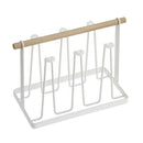 Japanese Cup Holder Metal Mug Rack Kitchen Display Storage Stand 6 Cup Rack