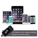 10 in 1 Digital DC USB Tester Current Voltage Charger Voltmeter (Black) A