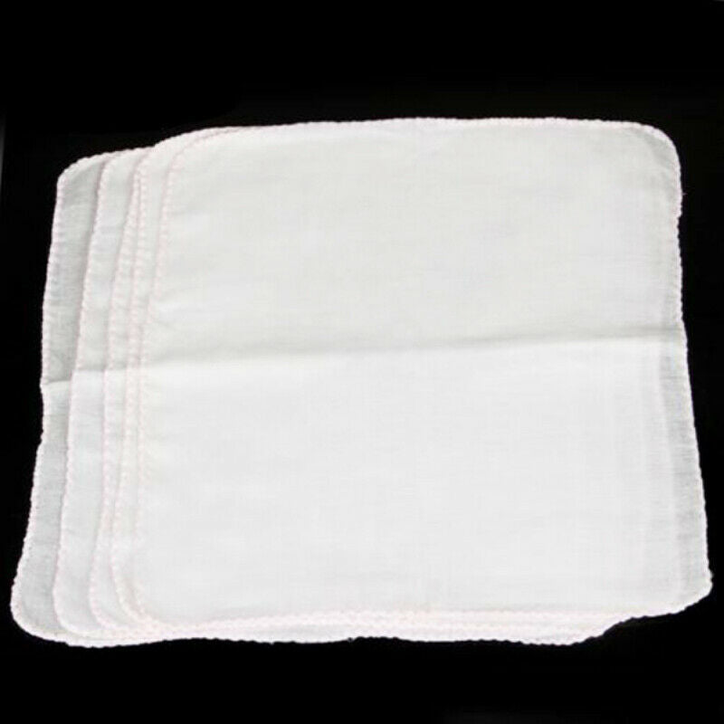 10 Cleansing Wash Cotton Exfoliating Massage Facial Muslin Cloth Makeup Removal