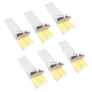 6 Pieces Universal Durable Archery Arrow Wraps Stickers 230 x 65mm white
