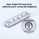 5 LED Touch Press Battery Stick  Wall Lamp Under Cabinet Bedroom Lighting K T1W3