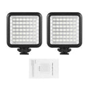W49 Mini Interlock Camera Led Panel Light Dimmable Camcorder Video Lighting