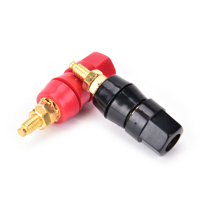 2pcs/set connector amplifier terminal binding post banana speaker plug jack   Gw