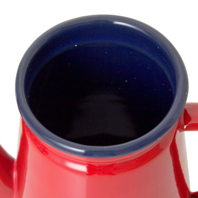 1.1L High-Grade Enamel Coffee Pot Pour over Milk Water Jug Pitcher Barista