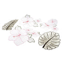 5pcs/Set Flower Leaves Organza Lace Patch Sew on Applique DIY Handmade Craft