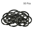 50x Steel Keyring Split Key Rings 25mm Nickel Hoop Ring Nickel Plated Steel Loop