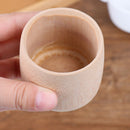 Natural Pure Handmade Bamboo Toothbrush Cups Water Cup Round Sourced Tea CupsJ3C