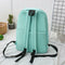 4pcs/Set Women Canvas Backpack Teenage Girls Shoulder Schoolbag (Green)