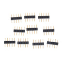 10pcs 5PIN RGBW Connector Adapter pin needle male type double For LED Strip FT
