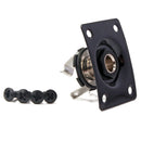 Musically Square Jack Output Plate Socket 6.35mm 1/4'' for Electric Guitar