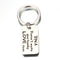 Family Gift "DNA Doesn't Make You Family Love Does"Stainless Steel Key chain- OZ