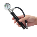 Mini Bike Pump Portable Universal  Air Hand Pumps With Gauge Bracket