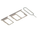 2 Pieces Standard Durable Sim Card Tray Holder SD Slot Replacement Part For