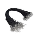 100pcs Wax Line Necklace Pendant Charms Cord Beads String Lobster Strap Rope OZ