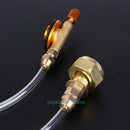 Outdoor Camping Propane Gas Refill Adapter LPG Flat Cylinder Tank Coupler Valve