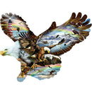 5D Round Diamond Painting Eagle Animal Embroidery Cross Stitch Home Decor