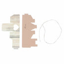 150 pcs Candy Boxes Love Rustic Kraft paper Bonbonniere Jute Shabby Chic Vi