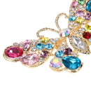 Crystal Butterfly Rhinestone Women Bag Pendant Keyring Keychain Key Holder
