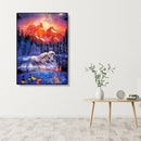 5D DIY Diamond Painting Full Drill Mosaic Kit Horse Cross Stitch (T336)