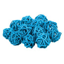 24 Pcs 3Cm Rattan Wicker Ball for Garden, Wedding, Party Decoration, 12 Pcs D5X1