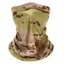 2pcs Mens Silky Sports Balaclava Soft Headscarf Ski Biking Anti-UV Bandana