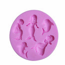 mermaid silicone fondant cake mould decorating mold chocolate baking tool Gw