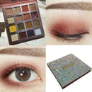 16 Colors Beauty Glazed Eye Shadows Palette Matte Glitter Eyeshadow Cosmeti L3L3
